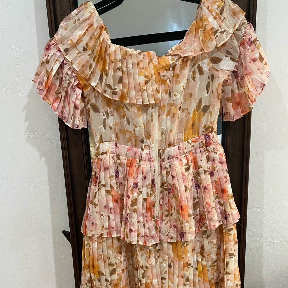Women’s Floral Off the Shoulder Dress